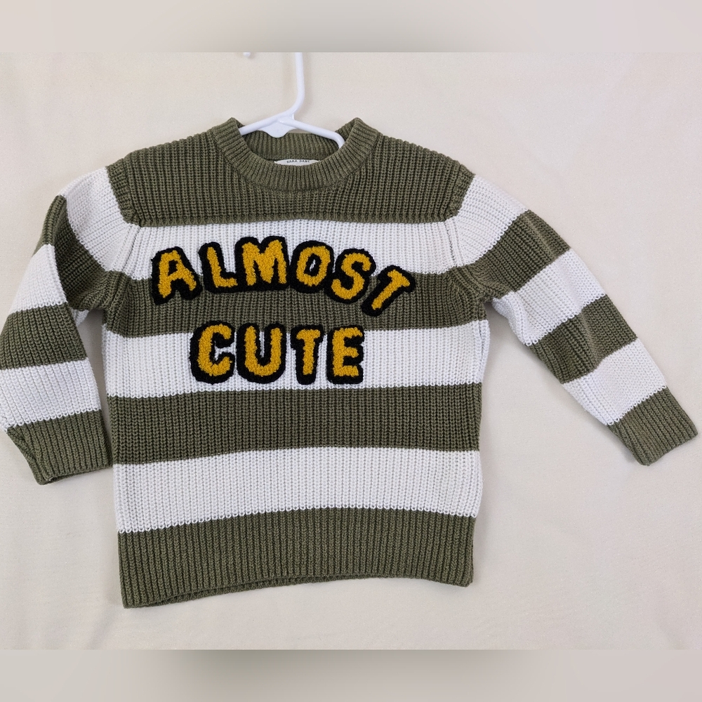 Zara Chunky Knit Sweater ~ sz 18/24 mo